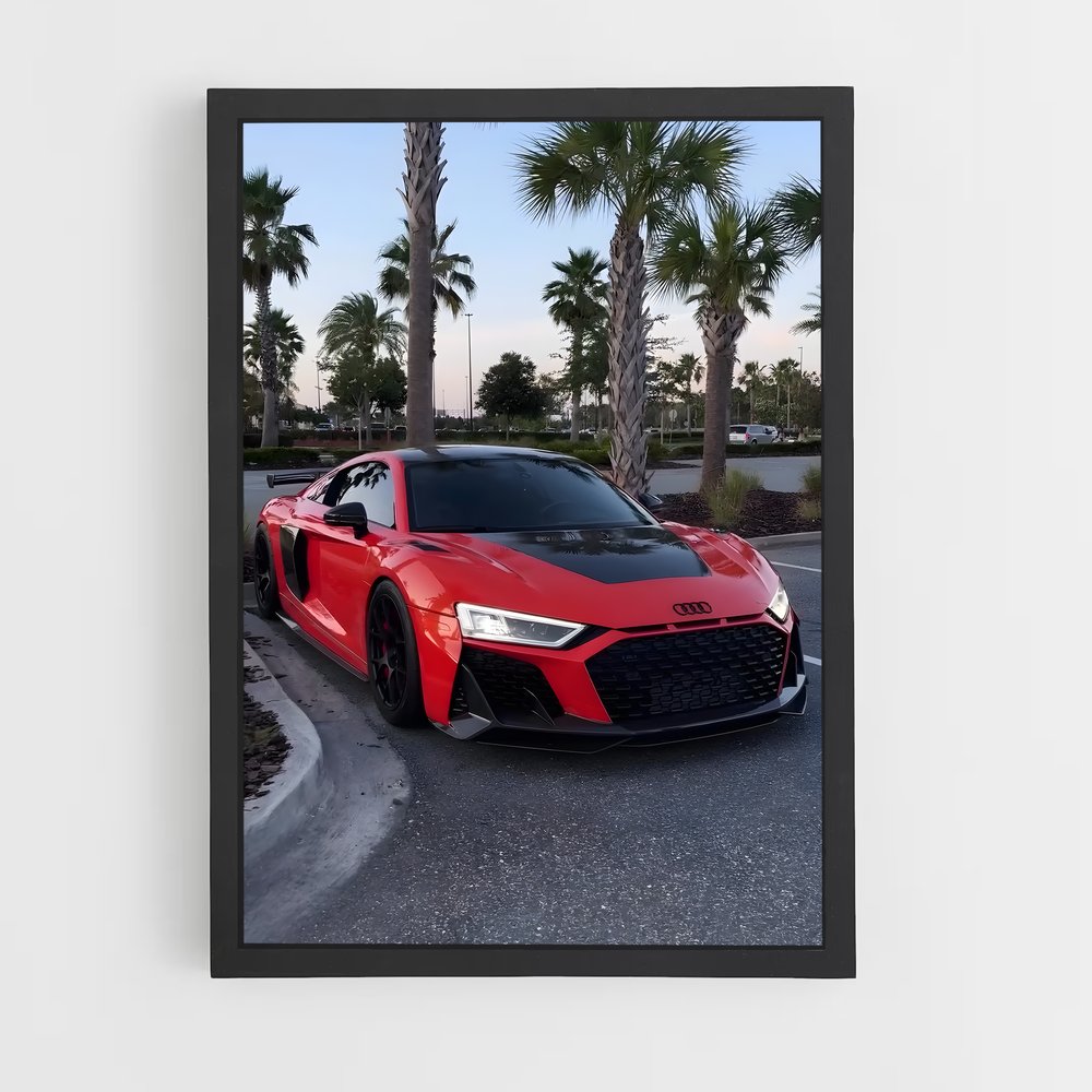 Poster Vitesse Tropicale – affiche Audi (vue 2)